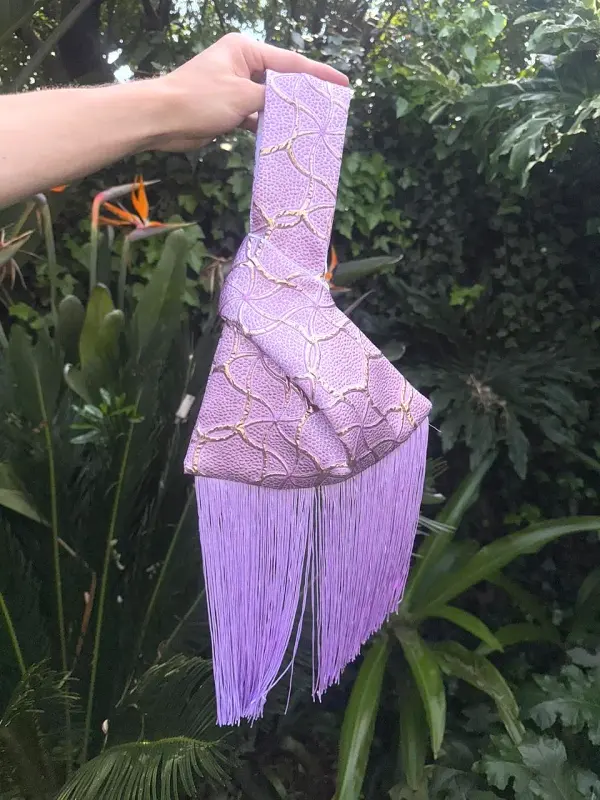 Candy, Lilac brocade
